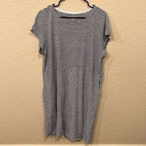 Black Striped Dress